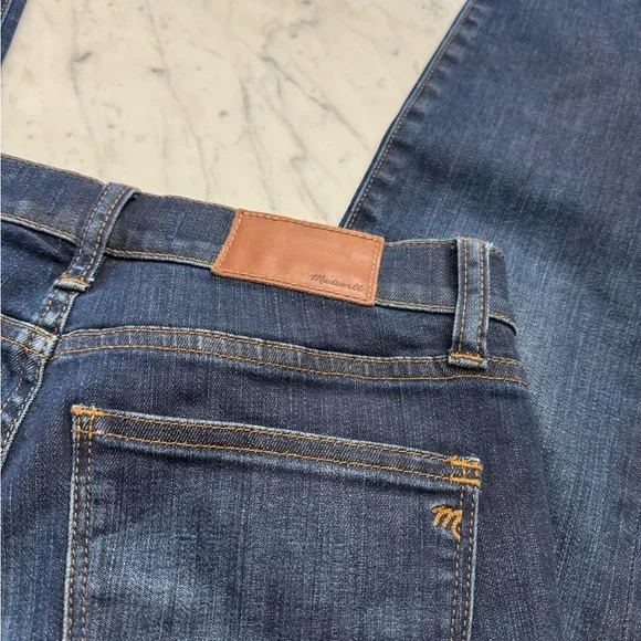 NEW Madewell Women’s Dark Blue 8” Skinny Jeans Size 26 / 2 US - Picture 5 of 6